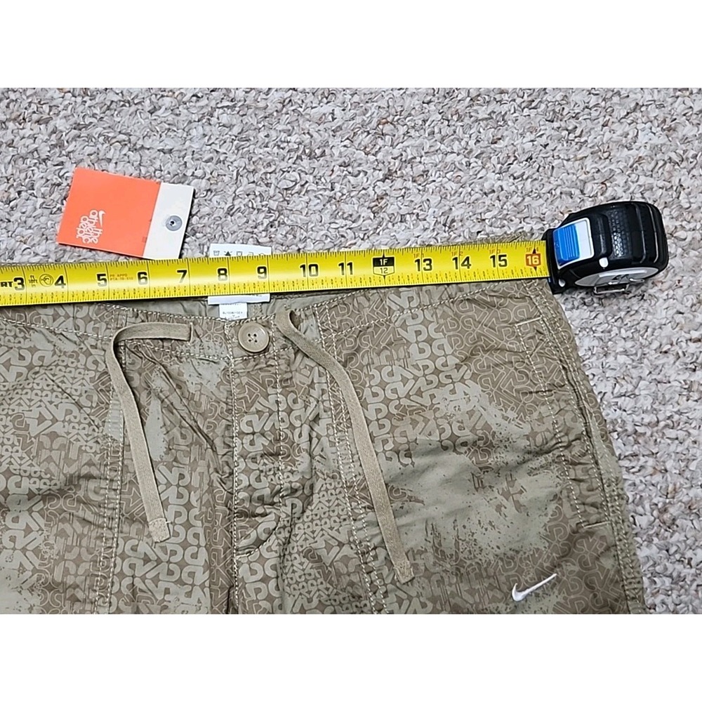 Nike The Athletic Dept. Women's Cotton Capri's Medium Beige Pockets Deadstock - Picture 7 of 14